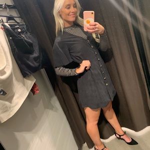 Black bottom up dress